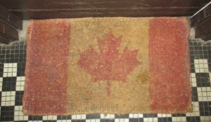 Maple leaf mat